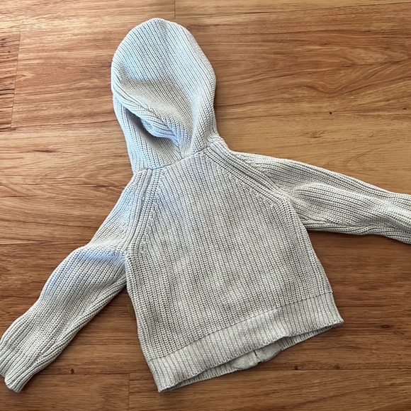 Goumi Grey Hoodie Size 6-9 Months - Picture 4 of 4